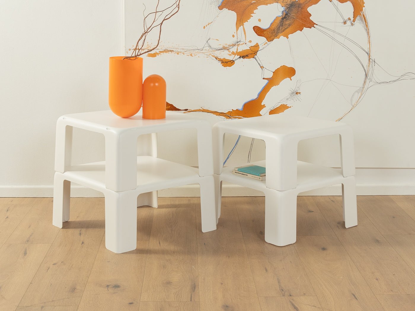Space Age Beistelltische, GATTI, Mario Bellini - Mid Century Friends - Vintage - Retro - Mid Century