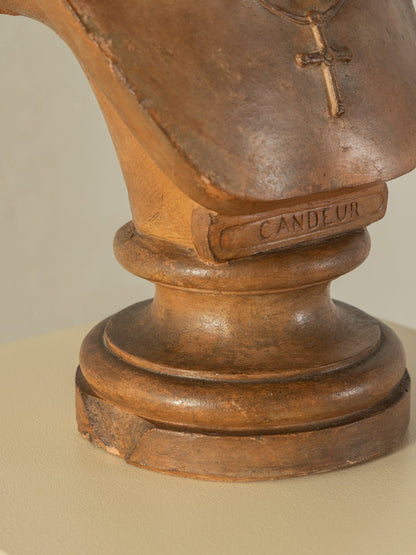 Terrakotta - Büste "Candeur", Henri Émile Allouard - Mid Century Friends - Vintage - Retro - Mid Century