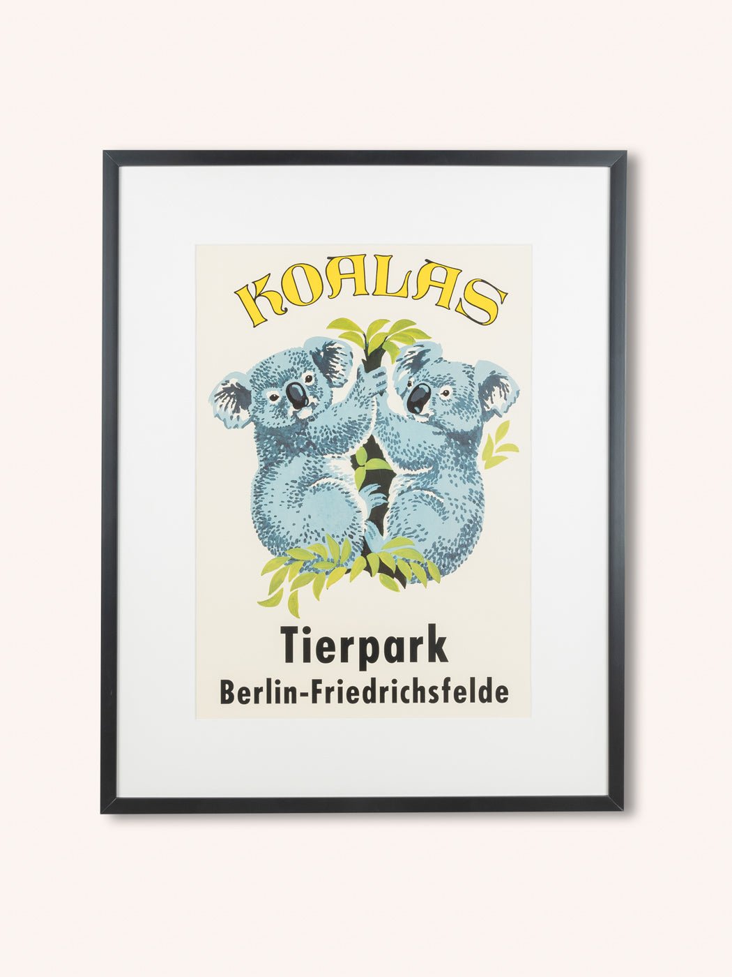 Tierpark Berlin, 64 x 81 cm - Mid Century Friends - Vintage - Retro - Mid Century