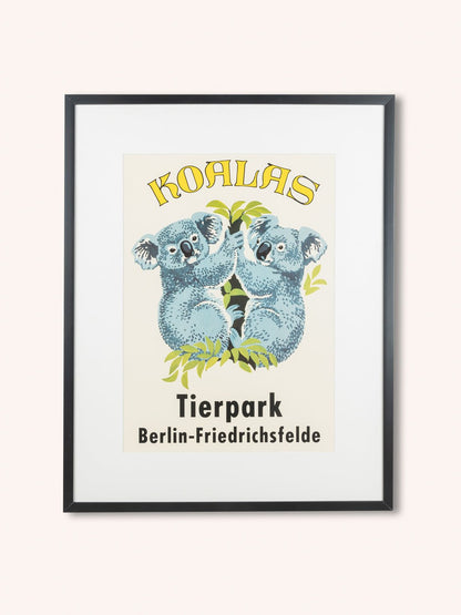 Tierpark Berlin, 64 x 81 cm - Mid Century Friends - Vintage - Retro - Mid Century