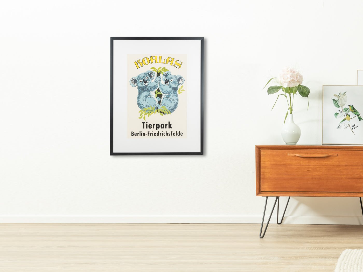 Tierpark Berlin, 64 x 81 cm - Mid Century Friends - Vintage - Retro - Mid Century