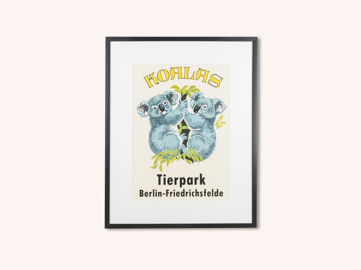 Tierpark Berlin, 64 x 81 cm - Mid Century Friends - Vintage - Retro - Mid Century