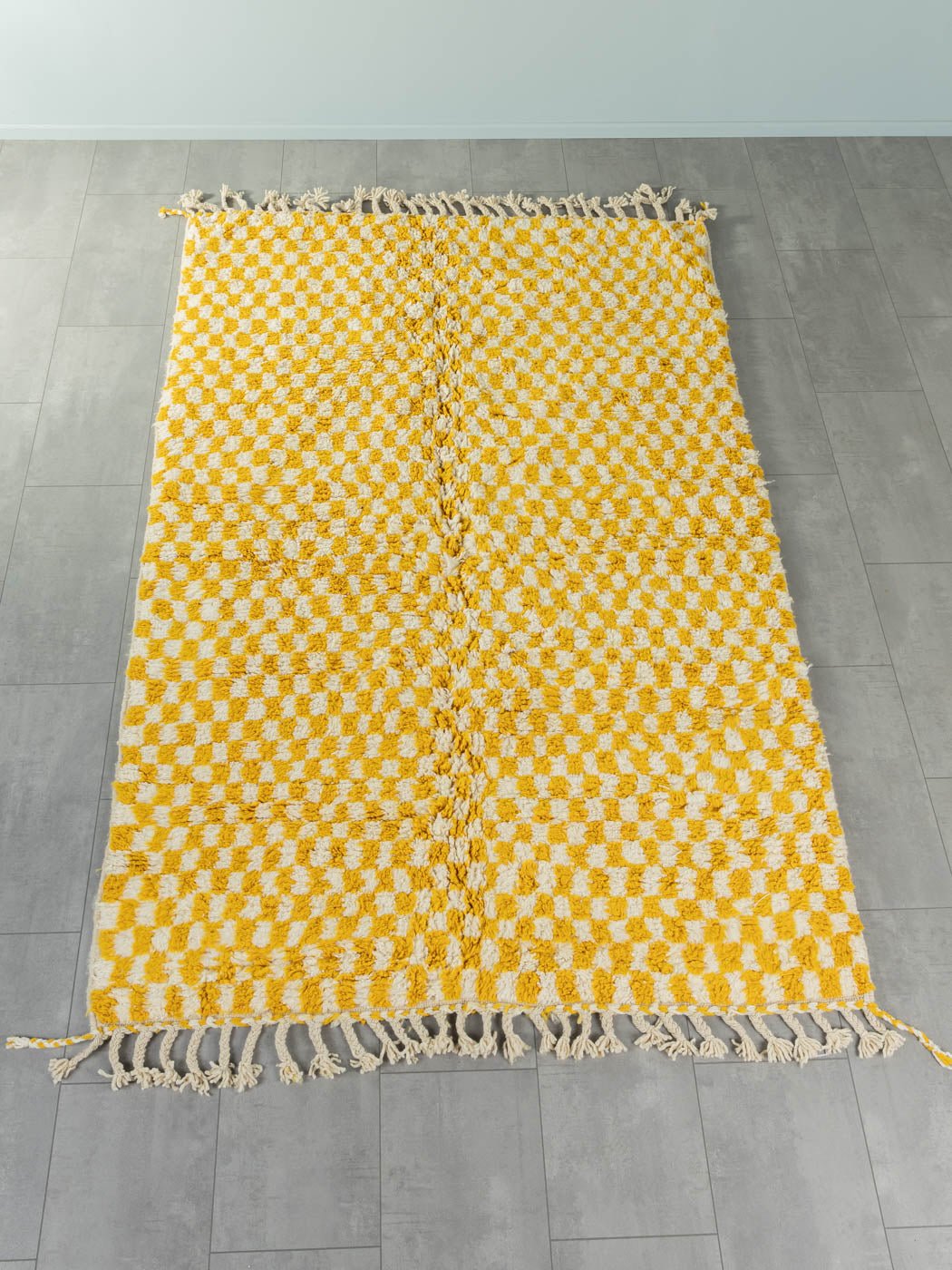 Tiny Lemon Check, Berber Teppich, 170 x 257 - Mid Century Friends - Vintage - Retro - Mid Century