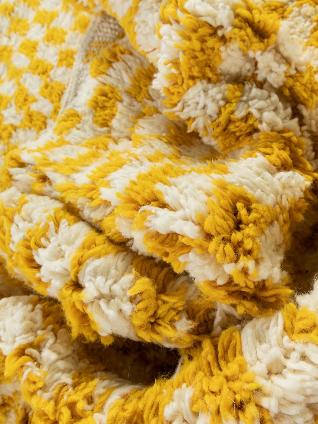 Tiny Lemon Check, Berber Teppich, 170 x 257 - Mid Century Friends - Vintage - Retro - Mid Century