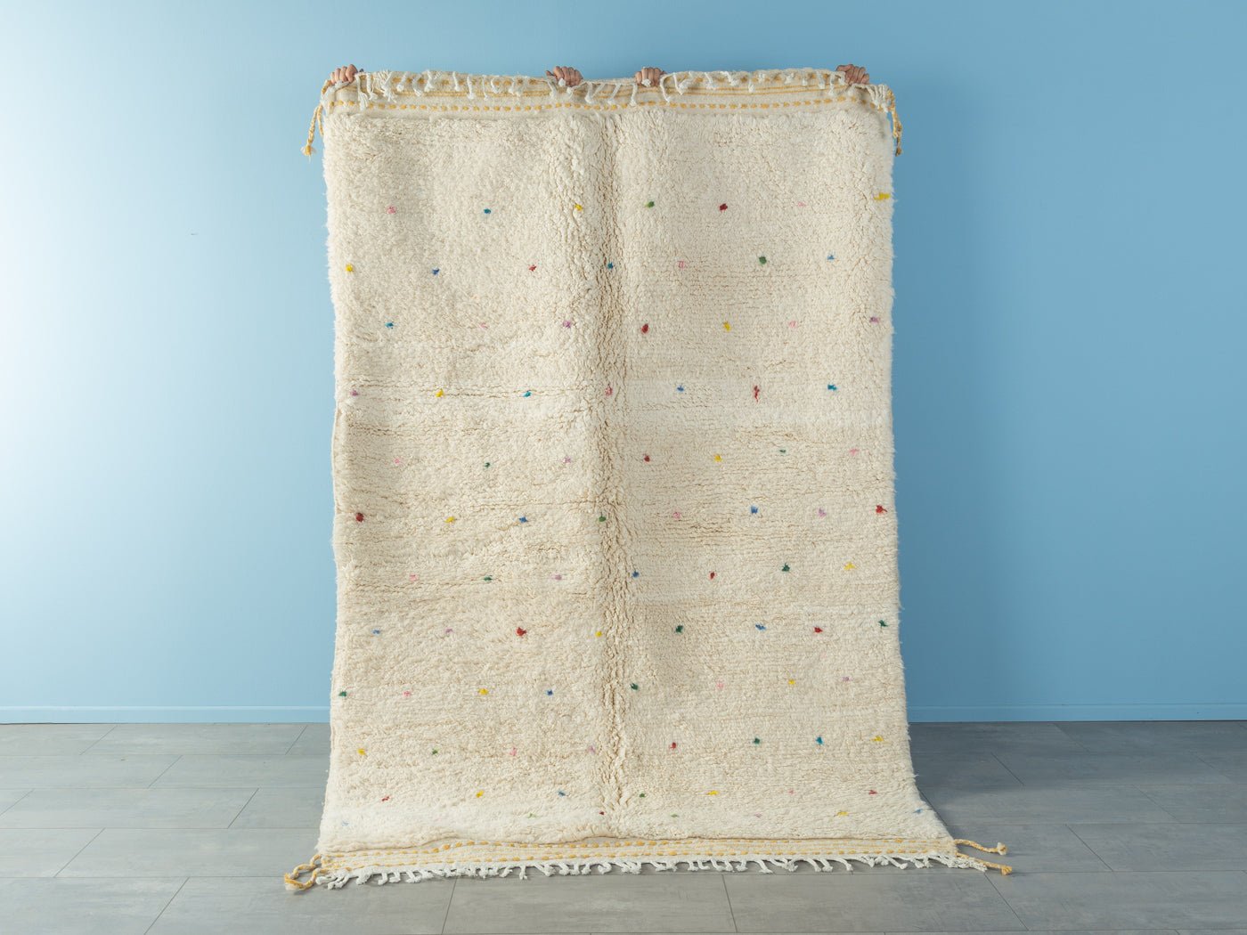 Tiny Polka Dots, Berber Teppich, 165 x 256 - Mid Century Friends - Vintage - Retro - Mid Century