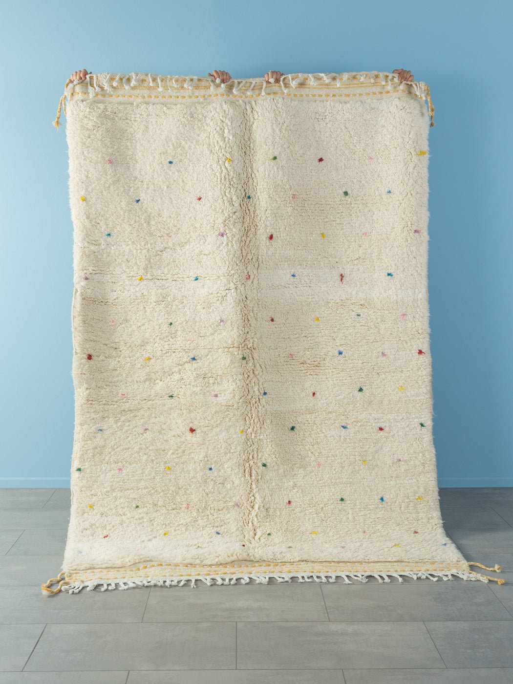 Tiny Polka Dots, Berber Teppich, 165 x 256 - Mid Century Friends - Vintage - Retro - Mid Century