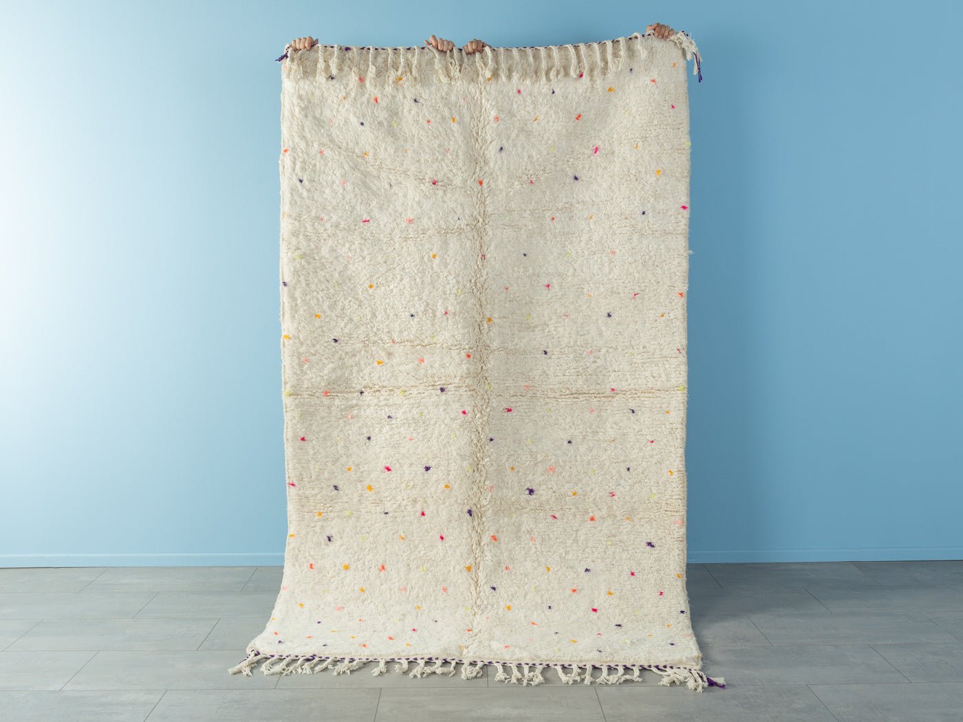 Tiny Polka Dots II, Berber Teppich, 150 x 250 - Mid Century Friends - Vintage - Retro - Mid Century