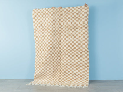 Tiny Sand Check, Berber Teppich, 155 x 230 - Mid Century Friends - Vintage - Retro - Mid Century