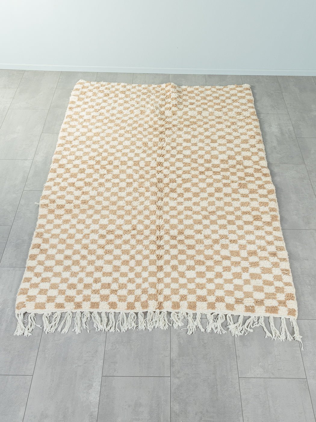 Tiny Sand Check, Berber Teppich, 155 x 230 - Mid Century Friends - Vintage - Retro - Mid Century