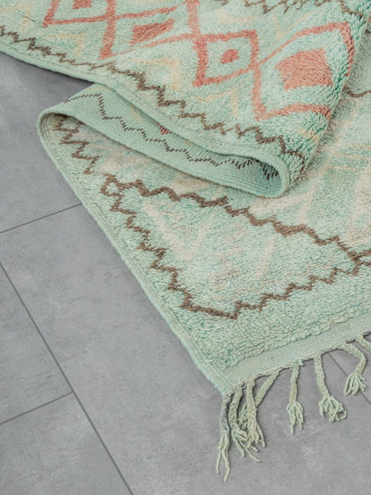 Vintage Beni Mrirt, Berber Teppich, 205 x 305 - Mid Century Friends - Vintage - Retro - Mid Century
