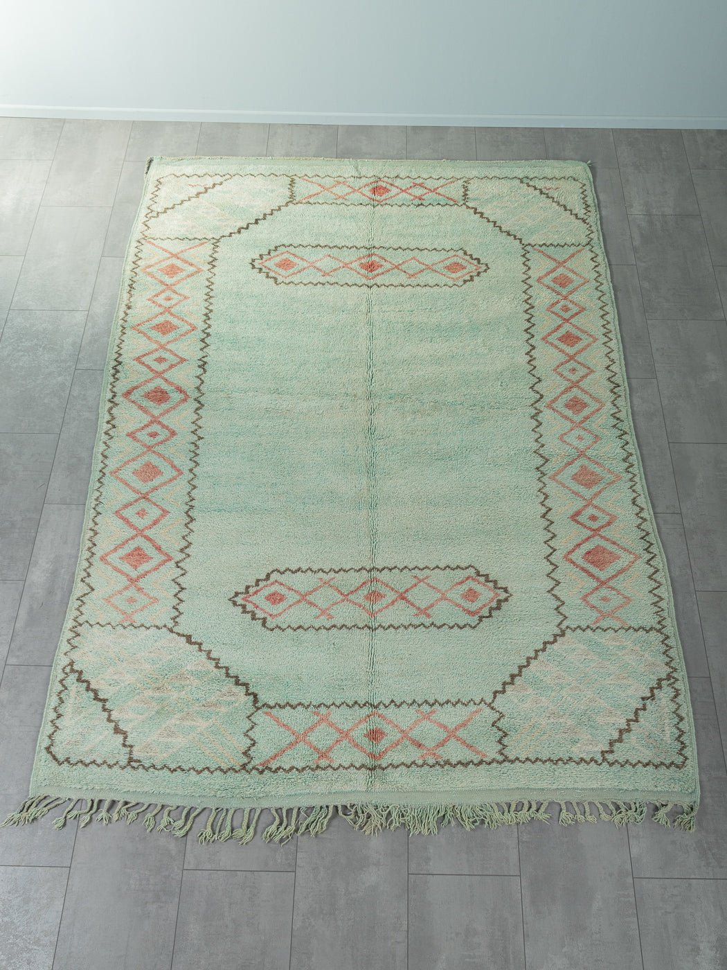 Vintage Beni Mrirt, Berber Teppich, 205 x 305 - Mid Century Friends - Vintage - Retro - Mid Century