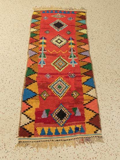 Vintage Boujad, Berber Teppich, 105 X 248 - Mid Century Friends - Vintage - Retro - Mid Century