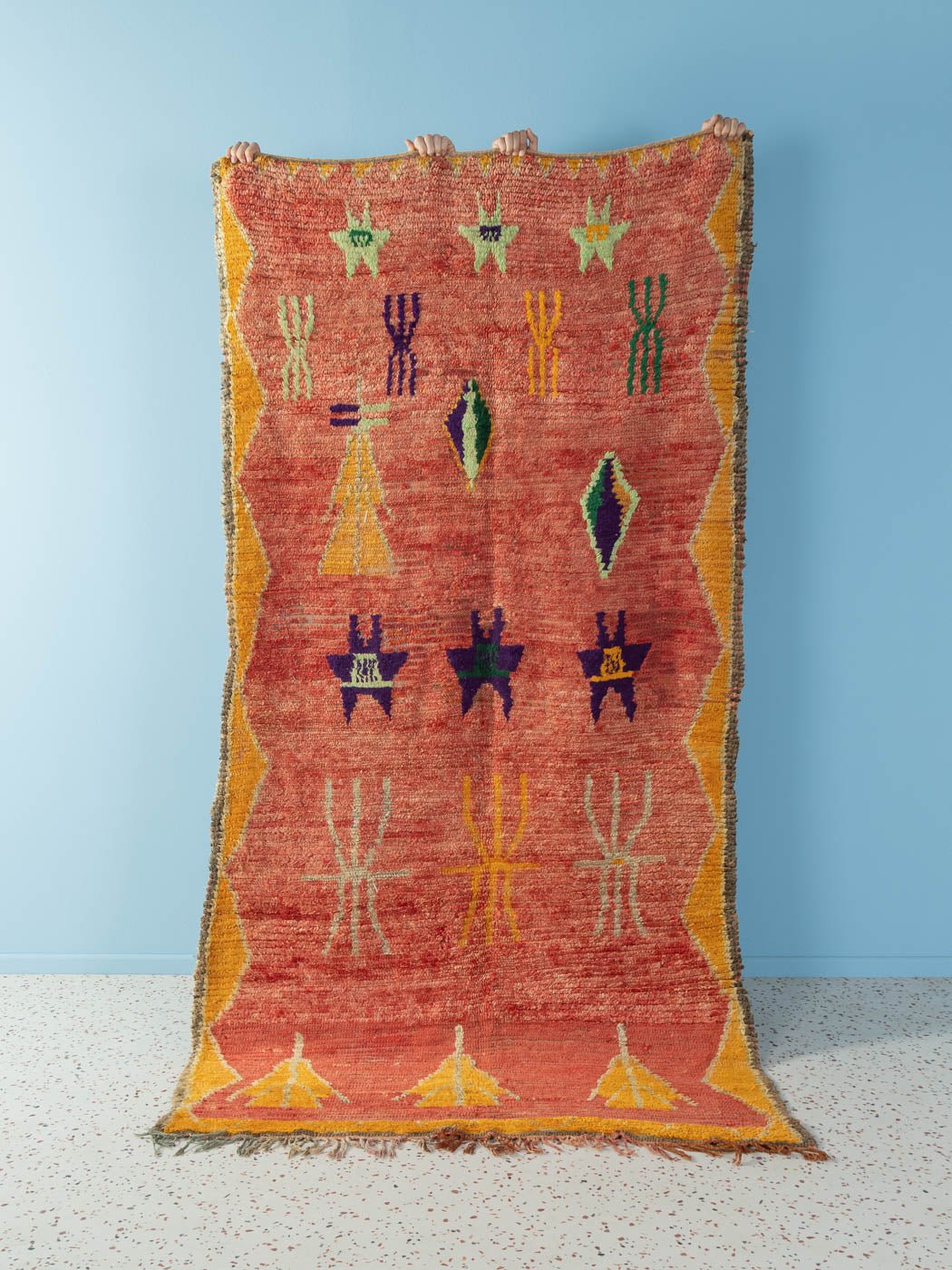 Vintage Boujad, Berber Teppich, 127 x 254 - Mid Century Friends - Vintage - Retro - Mid Century