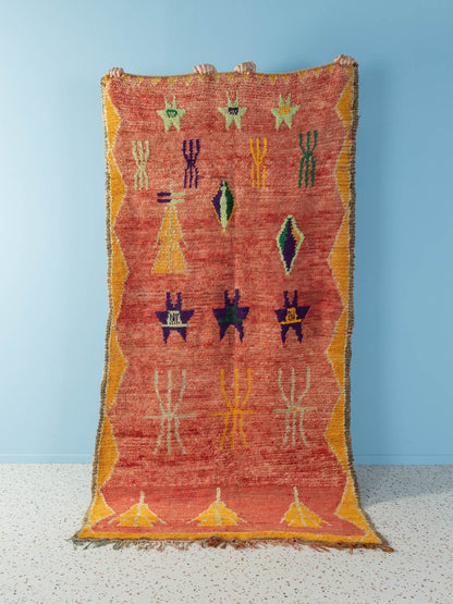 Vintage Boujad, Berber Teppich, 127 x 254 - Mid Century Friends - Vintage - Retro - Mid Century