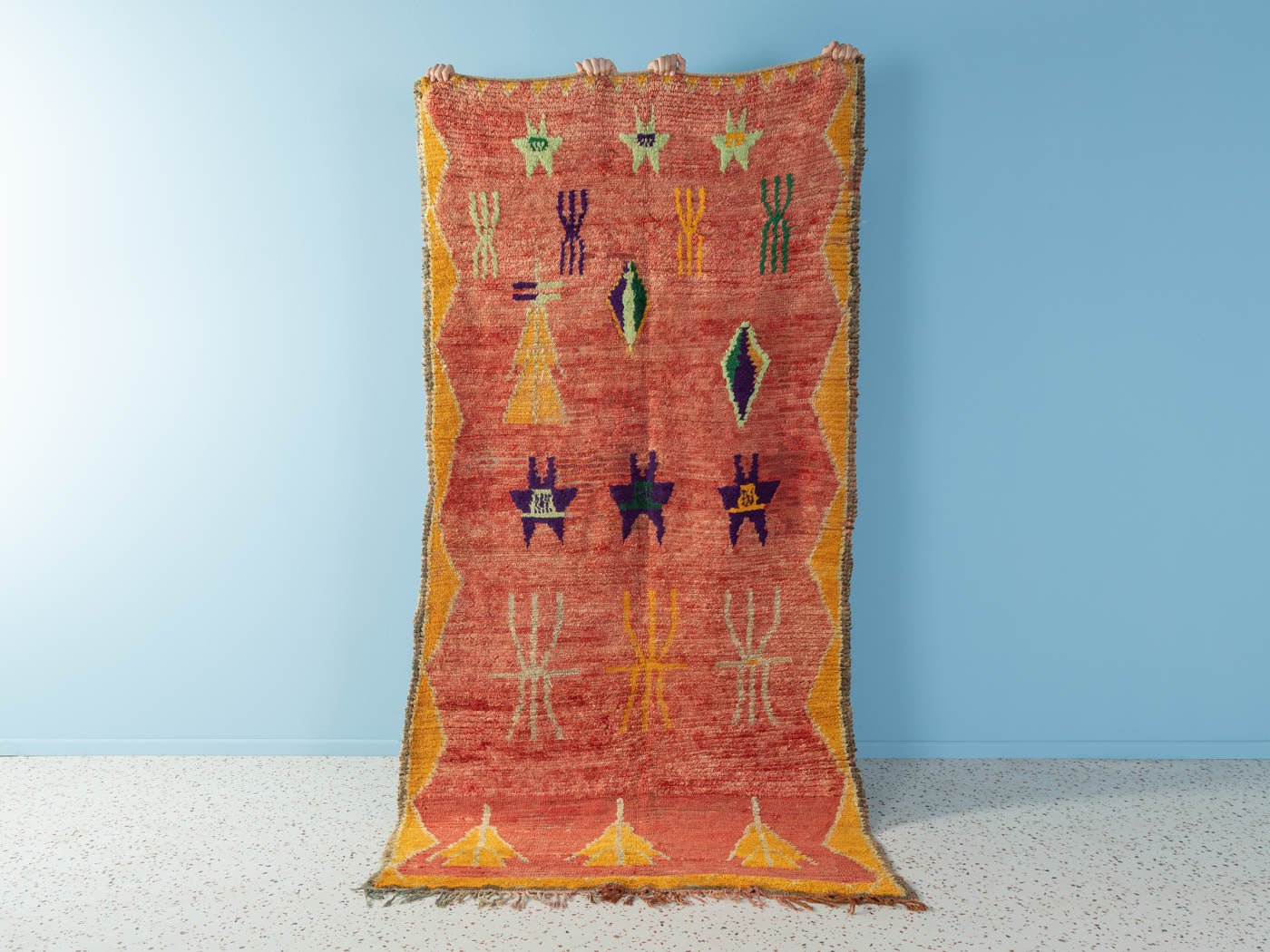 Vintage Boujad, Berber Teppich, 127 x 254 - Mid Century Friends - Vintage - Retro - Mid Century