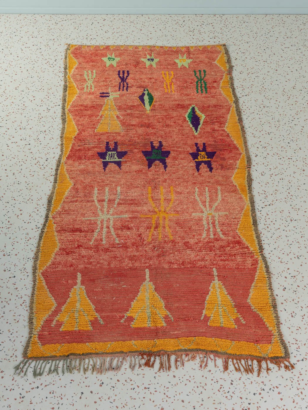 Vintage Boujad, Berber Teppich, 127 x 254 - Mid Century Friends - Vintage - Retro - Mid Century