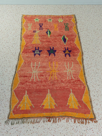 Vintage Boujad, Berber Teppich, 127 x 254 - Mid Century Friends - Vintage - Retro - Mid Century