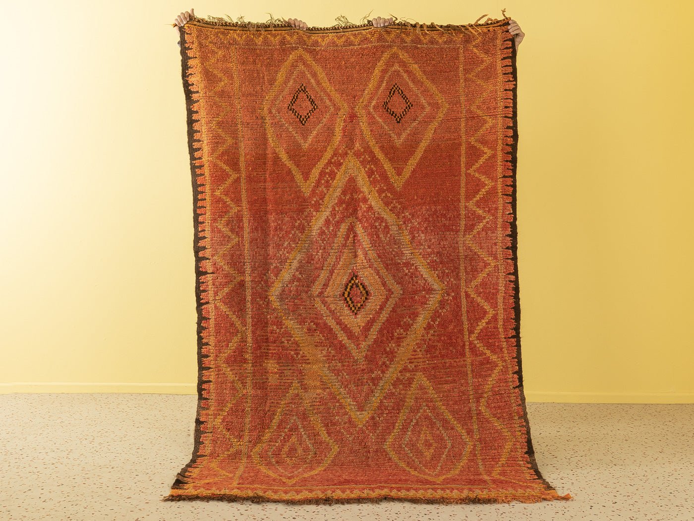 Vintage Rehamna, Berber Teppich, 145 X 240 - Mid Century Friends - Vintage - Retro - Mid Century