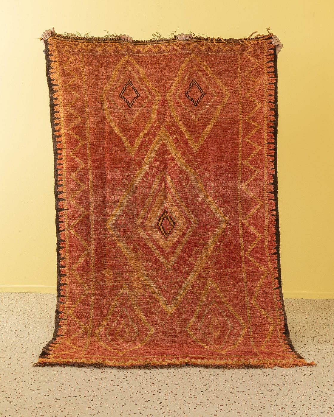 Vintage Rehamna, Berber Teppich, 145 X 240 - Mid Century Friends - Vintage - Retro - Mid Century