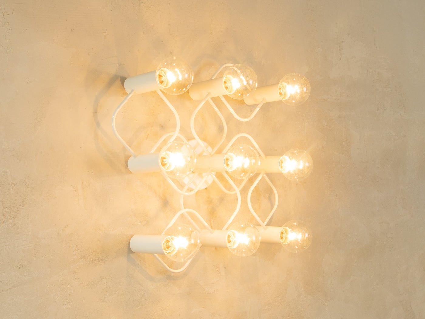 Gaetano Sciolari ウォールランプ ペア イタリア アンティーク Wall and ceiling lamp, Gaetano Sciolari, Leola – MCF Select