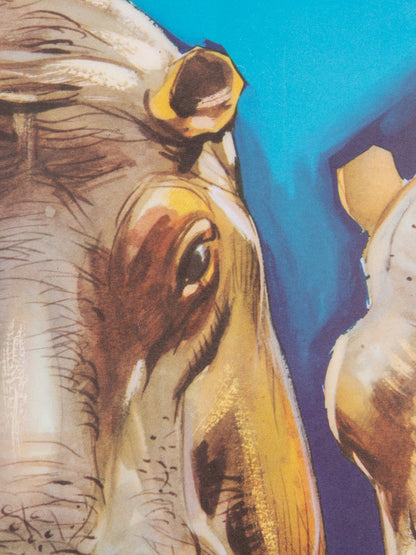 Zoo Berlin, 53 x 70 cm - Mid Century Friends - Vintage - Retro - Mid Century