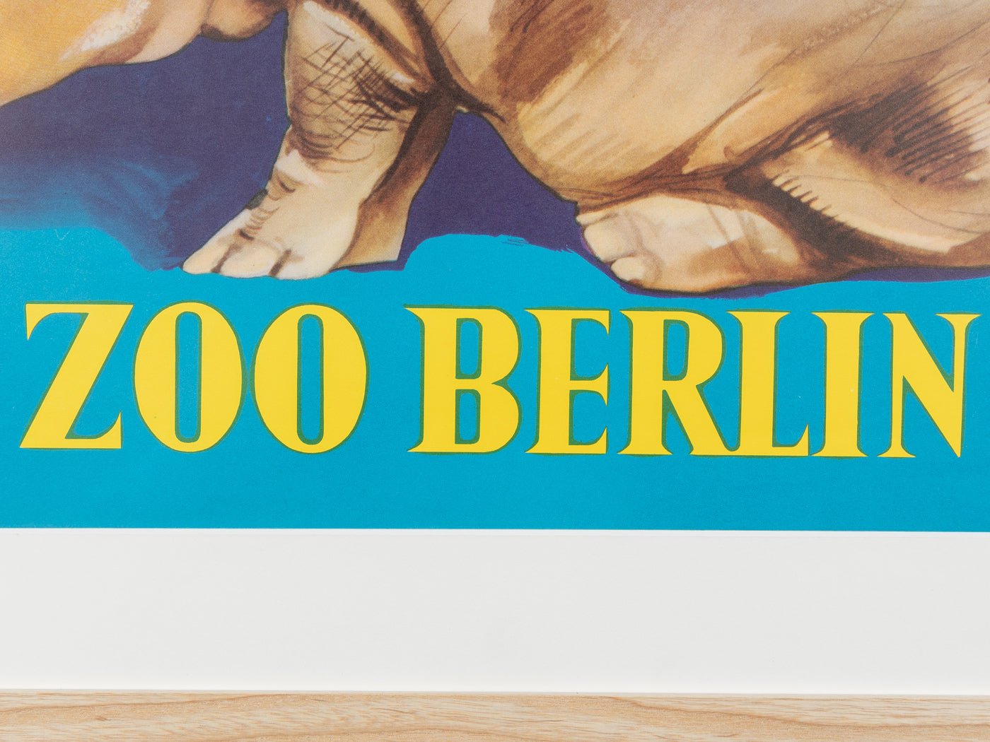 Zoo Berlin, 53 x 70 cm - Mid Century Friends - Vintage - Retro - Mid Century