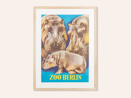 Zoo Berlin, 53 x 70 cm - Mid Century Friends - Vintage - Retro - Mid Century