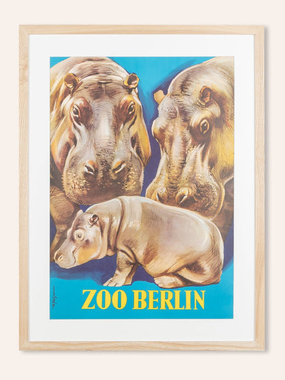 Zoo Berlin, 53 x 70 cm - Mid Century Friends - Vintage - Retro - Mid Century